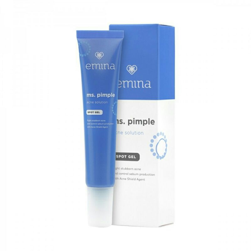 EMINA Ms Pimple Acne Solution Spot Gel 10ml (Totol Jerawat)