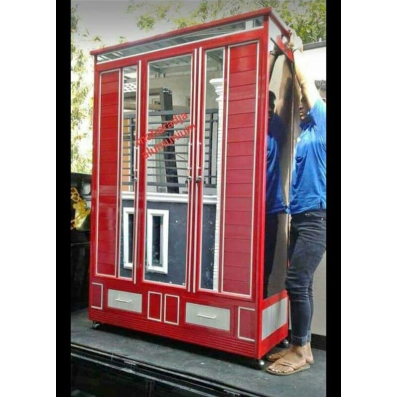 lemari pakaian aluminium