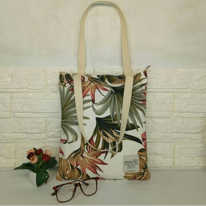 TOTE BAG WANITA TOTEBAG KANVAS PakaI RESLETING TT  012