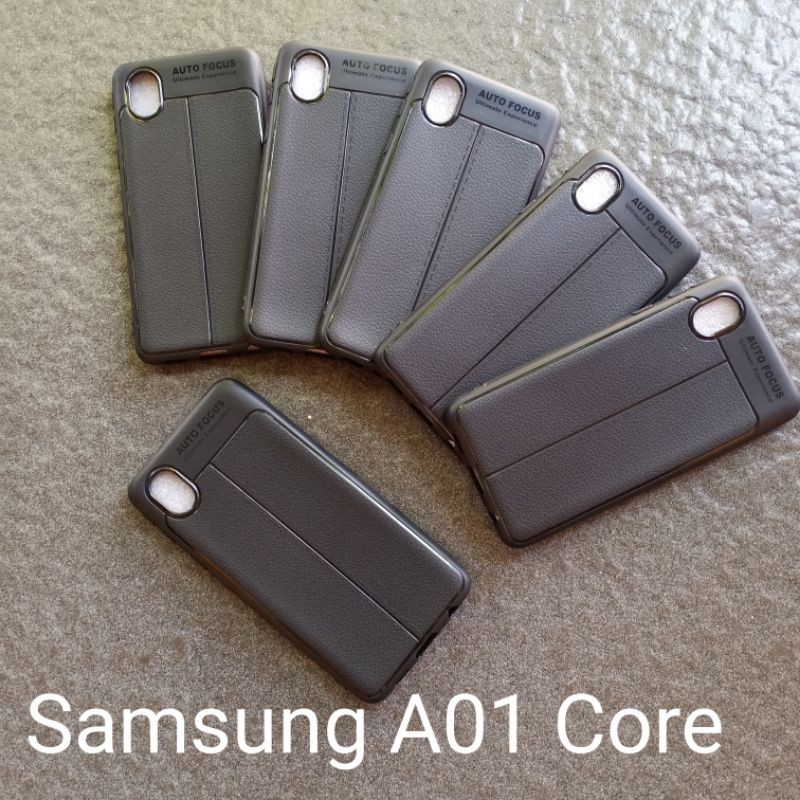 soft case samsung A01 Core full hitam softcase softsell silikon