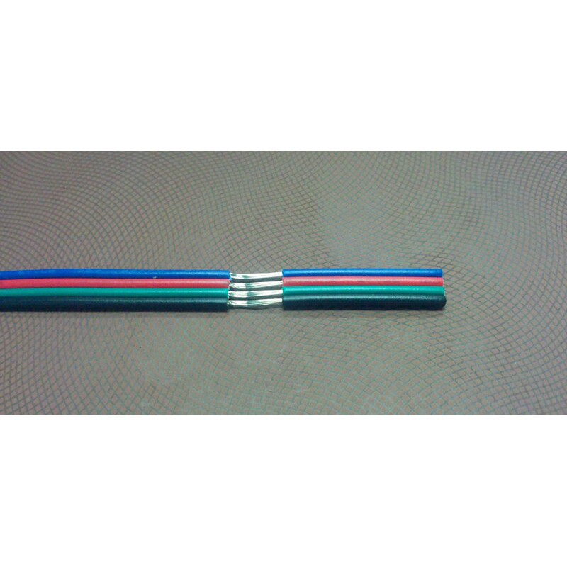 20m 20awg Pvc Insulated Copper Wire 4pin Rgb Heater Copper Cable Led Electric Wire Cable Free To Shopee Indonesia