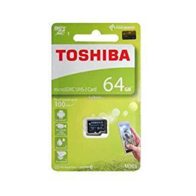 Micro SD Toshiba 64GB - Kartu Memory Card 64GB - MicroSD Toshiba - MMC