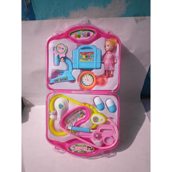 Dokter koper anak & boneka kecil