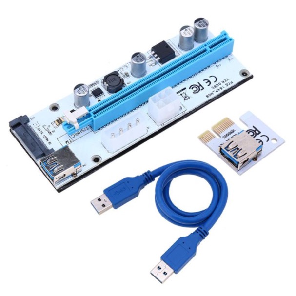 Kabel PCIE (PCI express) 1x to 16x extension riser card ver 008s