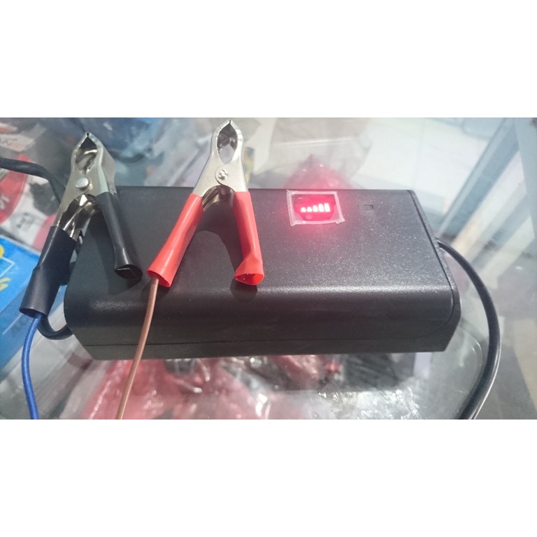 Charger Aki 5A Otomatis TERMURAH SMART FAST CHARGER VISERO LED INDICATOR