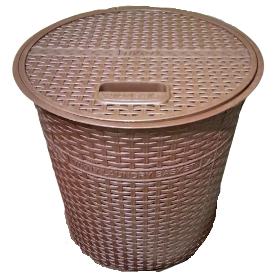 Keranjang Rak Baju Kotor / laundry basket WKNY bulat - Random Colour