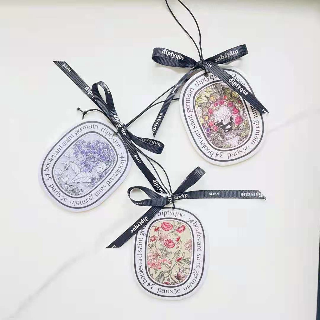 diptyque pengharum pewangi parfum mobil air freshener car perfume kertas