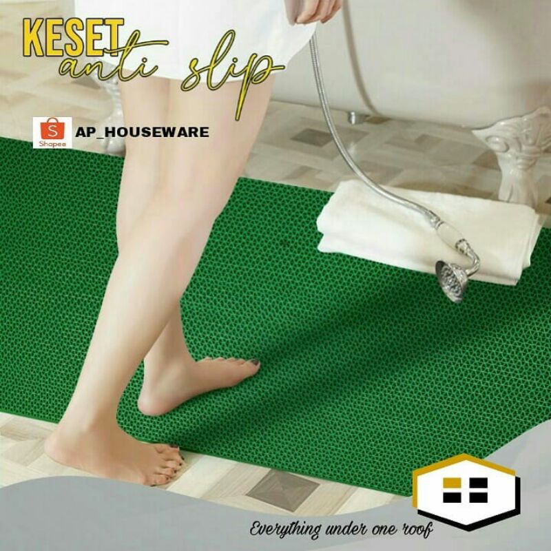 KESET KAMAR MANDI ANTI SELIP METERAN || KESET JARING || STYPE MAT