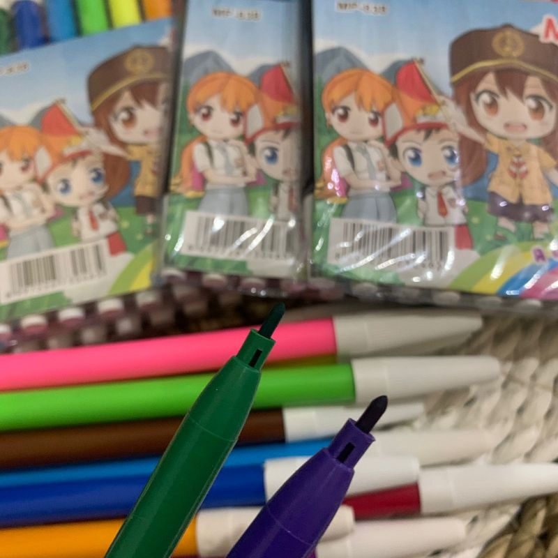 SPIDOL 12 WARNA /SEPIDOL COLOUR PEN