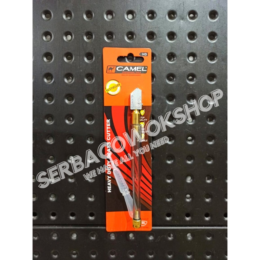 Camel Potong Kaca Heavy Duty Glass Cutter Potong Keramik Pakai Minyak Termurah Berkualitas