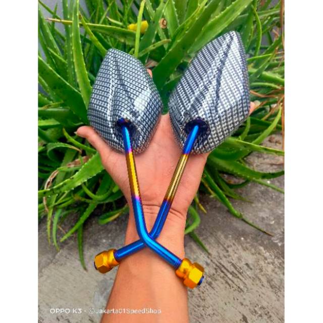 Spion carbon yamaha spion karbon twotone mio soul nuvo mio m3 mio j vixion jupiter vega r dll