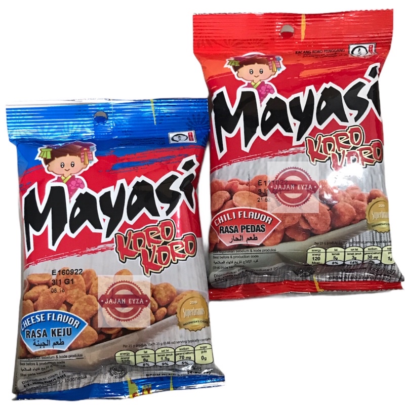 

mayasi kacang koro 65gr / mayasi koro keju / kacang koro mayasi pedas/ / kacang koro mayasi keju / mayasi koro pedas