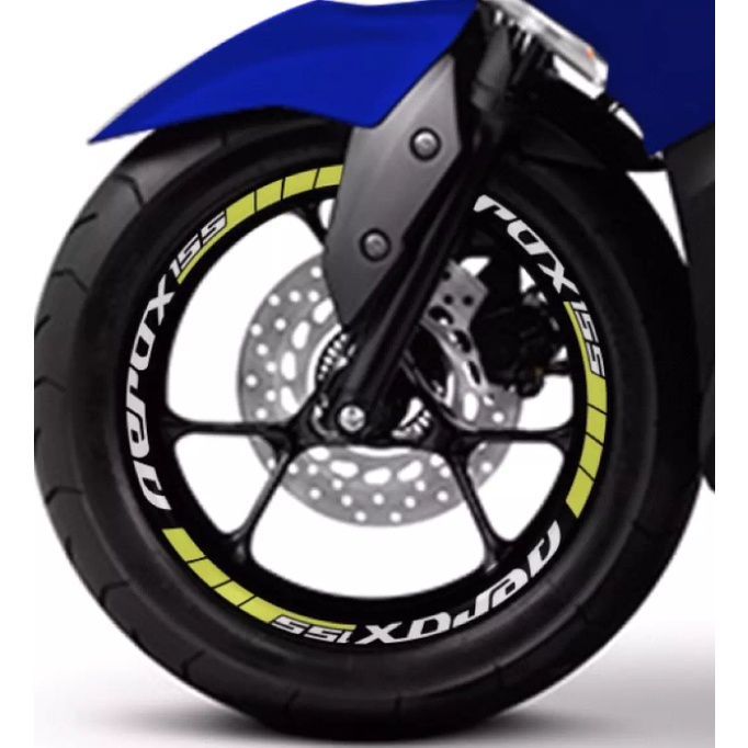 Stiker Velg Motor Yamaha All Aerox Cutting Sticker Pelk