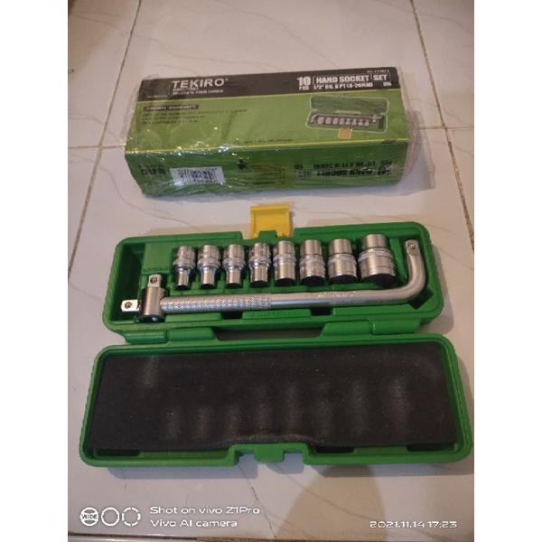 Kunci Shock Tekiro Shok Hand Socket Set 1/2 (8-24) 10 pcs SE0604