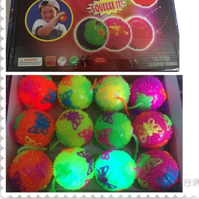 Bola nyala dan bunyi