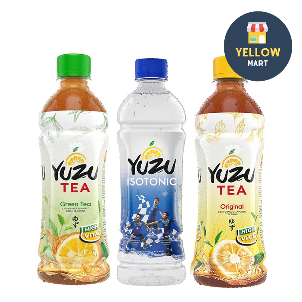 Jual Yuzu Tea Botol Variasi Isotonic Water, Green Tea Lemon & Lemon Tea