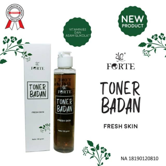 SYB Toner Coklat Untuk Badan/ Toner Whitening