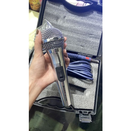 mic kabel sony MC029 +koper mic sony Mc 029 free kabel good quality microphone dynamic