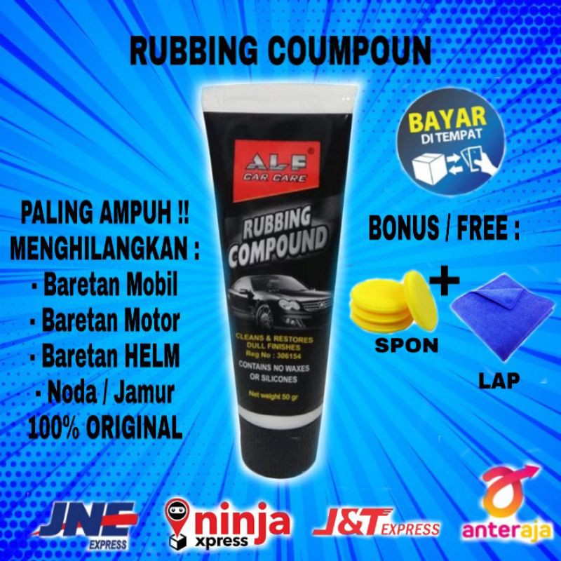 Rubbing Compound Ajaib Penghilang Baret Body Mobil & motor Compound ajaib Original Compound silver P