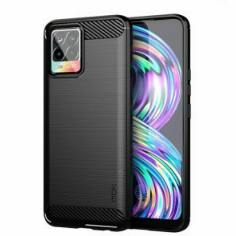 CASE SLIM FIT CARBON IPAKY REALME 8 5G SOFTCASE - FA