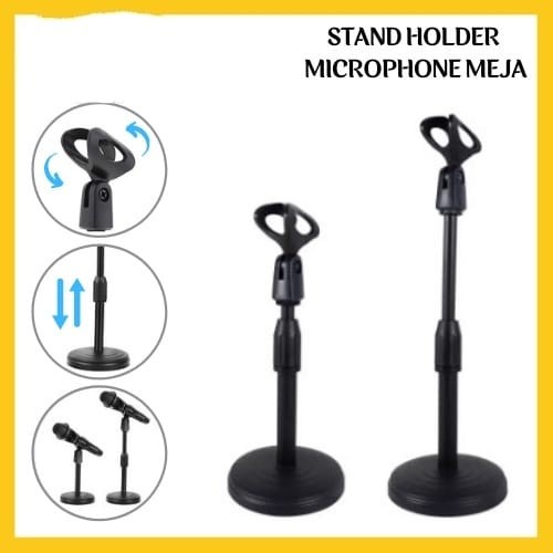 STAND HOLDER MIC HD-26 - STAND MEJA MICROPHONE - STAND MICROPHONE MEJA - BDC