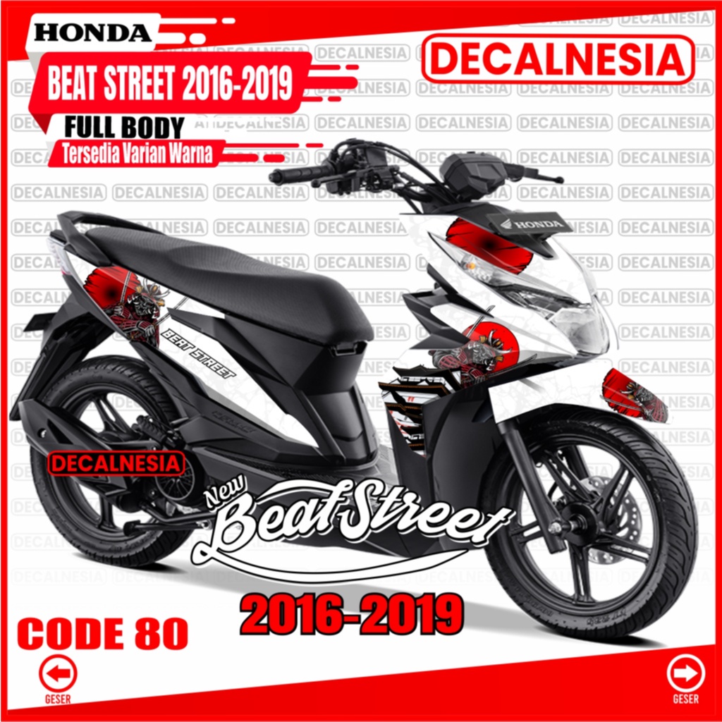 Decal Sticker Beat Street Full Body Old 2018 2019 Motor Honda Stiker Beat Street 2016 2017 Modifikas