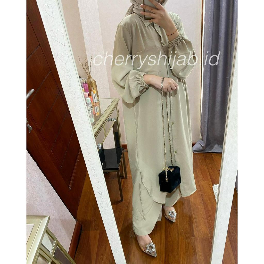 Satila  Setelan wanita kekinian set celana stelan jumbo ld 120