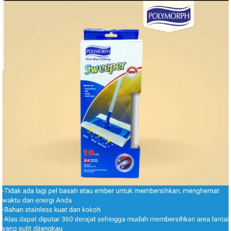 MAGIC CLEAN WET/ TISU BASAH + MAGIC CLEAN DRY/ TISU KERING PEMBERSIH LANTAI