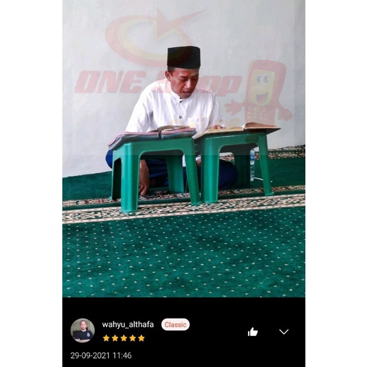 NIKTECH MEJA NGAJI BAHAN PLASTIK/MEJA ALQURAN/LEKAR/MEJA BELAJAR MINIMALIS PRAKTIS