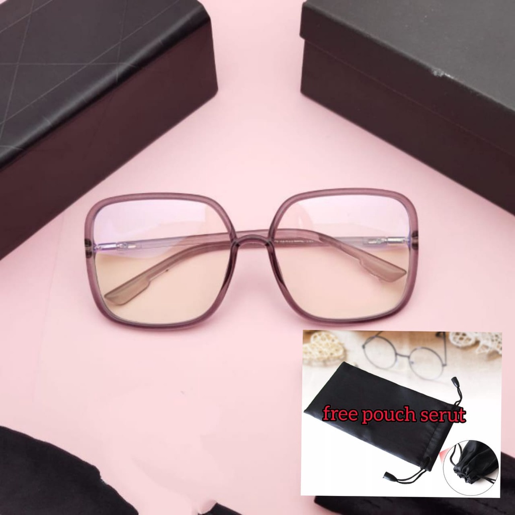 Kacamata oversize seleb sosialita cocok ganti lensa photocromic