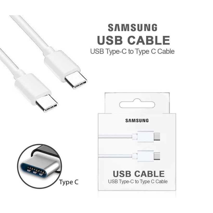 [RO ACC] TYPE C TO TYPE C KABEL DATA SAMSUNG SUPPORT FAST CHARGING