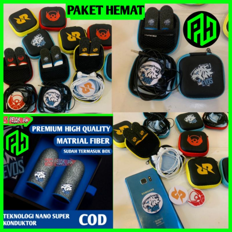 (PH) VIRAL DI T0KT0K SARUNG JEMPOL EVOS RRQ BTR POUCH PENYIMAPANA EVOS RRQ BTR DOMPET PENYIMPANAN MINI KOTAK PENYIMPANAN HEANDSET