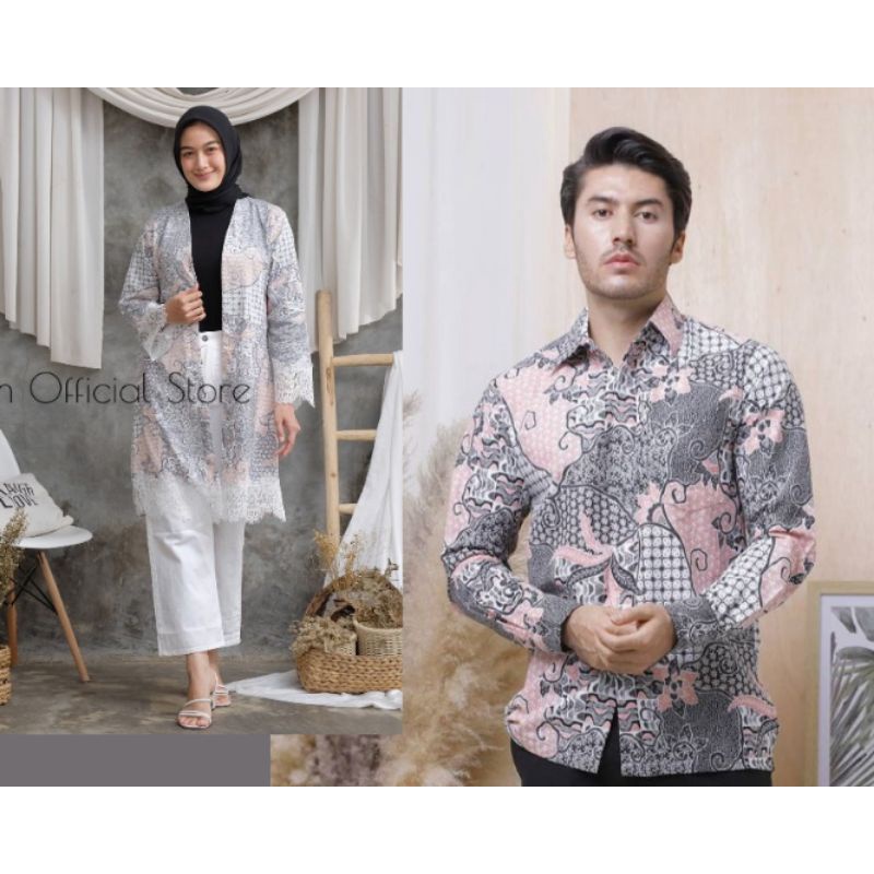 SHANUM BATIK OUTER/OUTER BATIK/BATIK MODERN LACE/BATIK LACE MEWAH/BATIK KONDANGAN/TUNIK LEBARAN /BATIK SEKARJAGAD