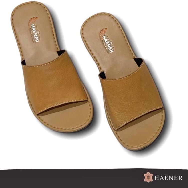 mm FRG Sandal Kulit Wanita Asli Model kokop Slip Kulit Sapi Sol Karet Teplek Lokal Garut Tasik KI AD