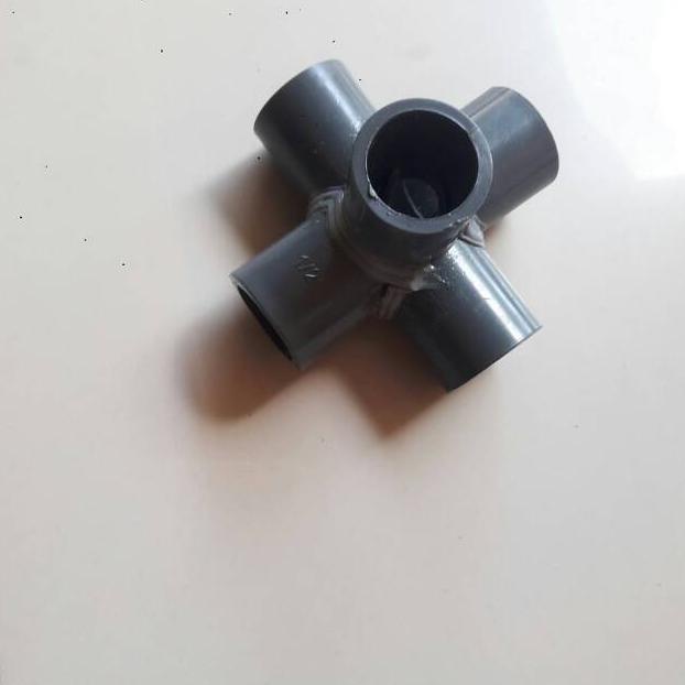 [KODE PRODUK CYD885864] Tee 5 way 1/2 inchi konektor pipa 5 arah fitting sambungan pipa pvc elbow 5 