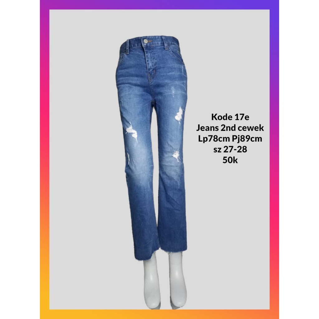 Premium Jeans 2nd cewek 17e
