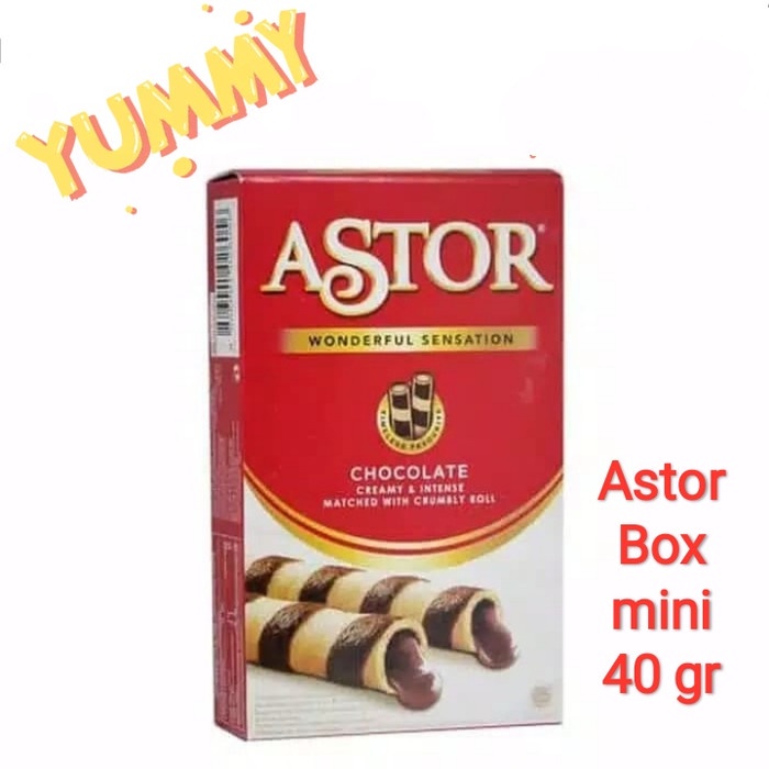 

Wafer-Biskuit- Astor Coklat 40 Gram - Cokelat -Biskuit-Wafer.