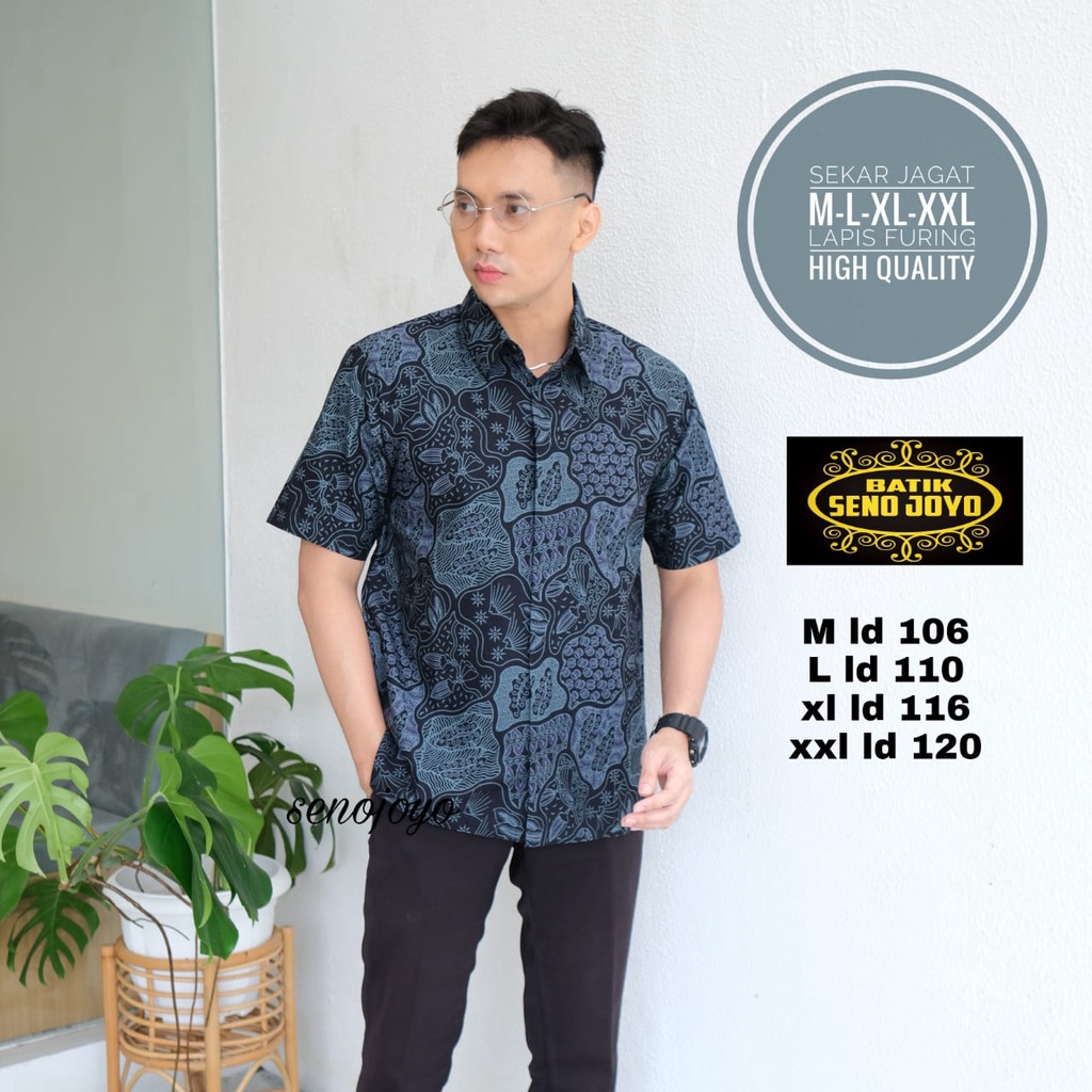 SEKAR JAGAT SENOJOYO KEMEJA BATIK PRIA SOLO LENGAN PANJANG LAPIS FURING PREMIUM WULU GADING BANYU PINK  BANYU BIRU BISONO HIJAU WENING DEWARI  GREEN PEKSI MUSTIKA SETYA KENCONO BLACK MODANG PUNAKAWAN SEKAR ARUM KIPAS WULU TAKO SAWUNG  GALING  YUDISTIRA