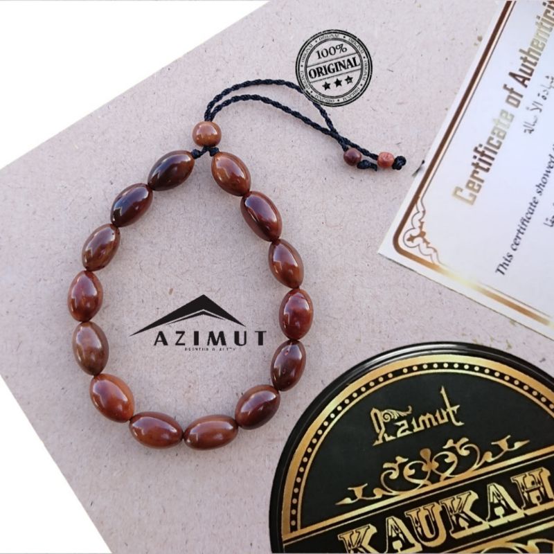 Bersertifikat Gelang Kokka asli | Gelang kaukah Azimut Turki motif oval