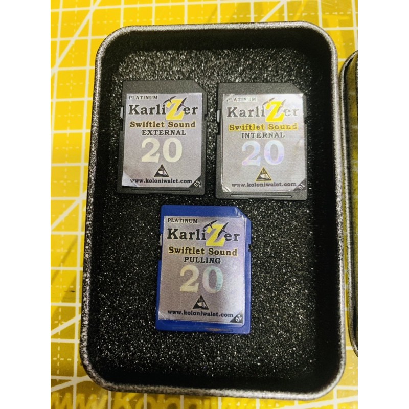 Suara Walet Karlizer 20 Platinum isi 1 set (Panggil Inap Tarik) /Karlizer / suara walet / audax