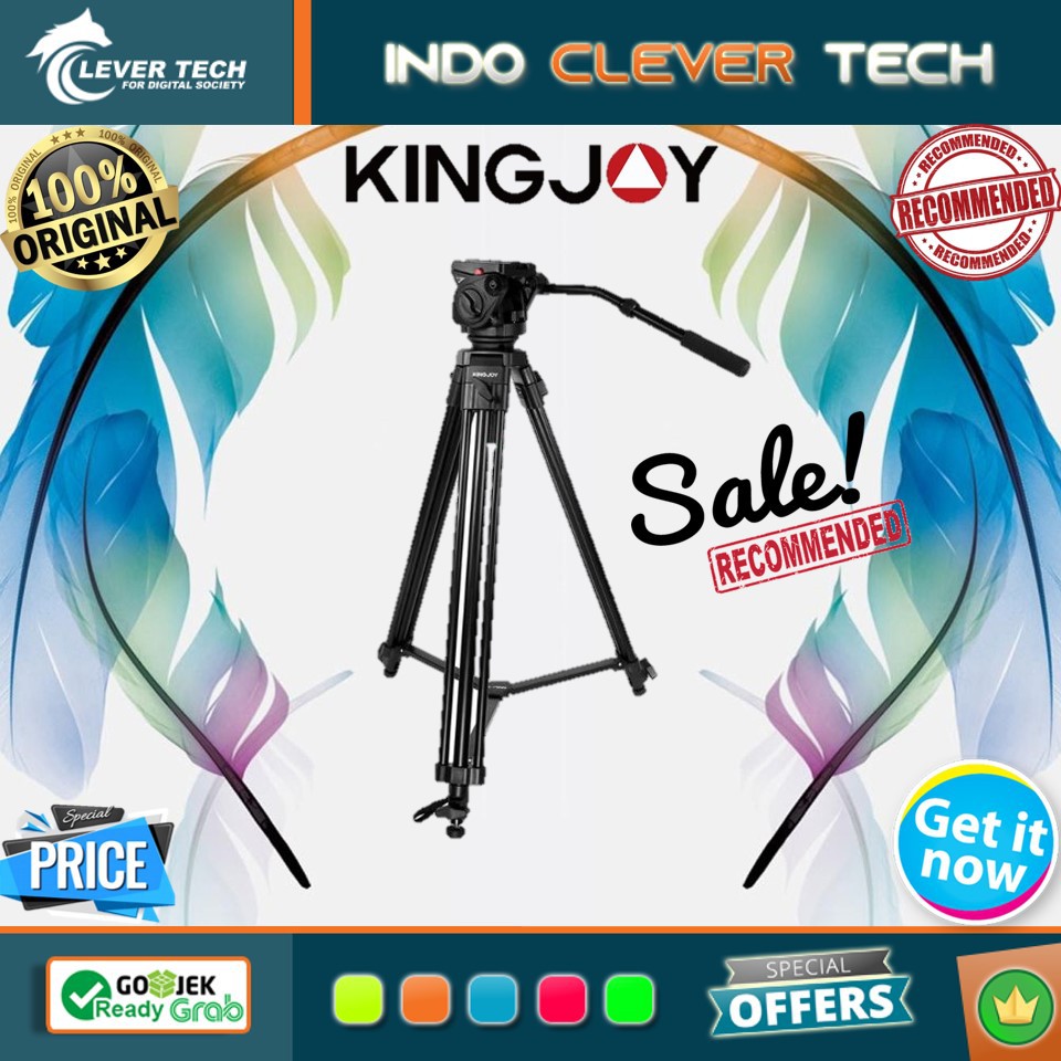 Tripod Video KINGJOY VT-2100L + VT-3530