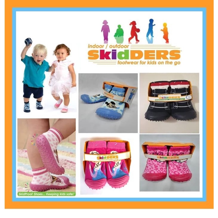 SKIDDERS / SEPATU BAYI ANTI SLIP / SKIDDER ANAK / SKIDDER Baby Shoes