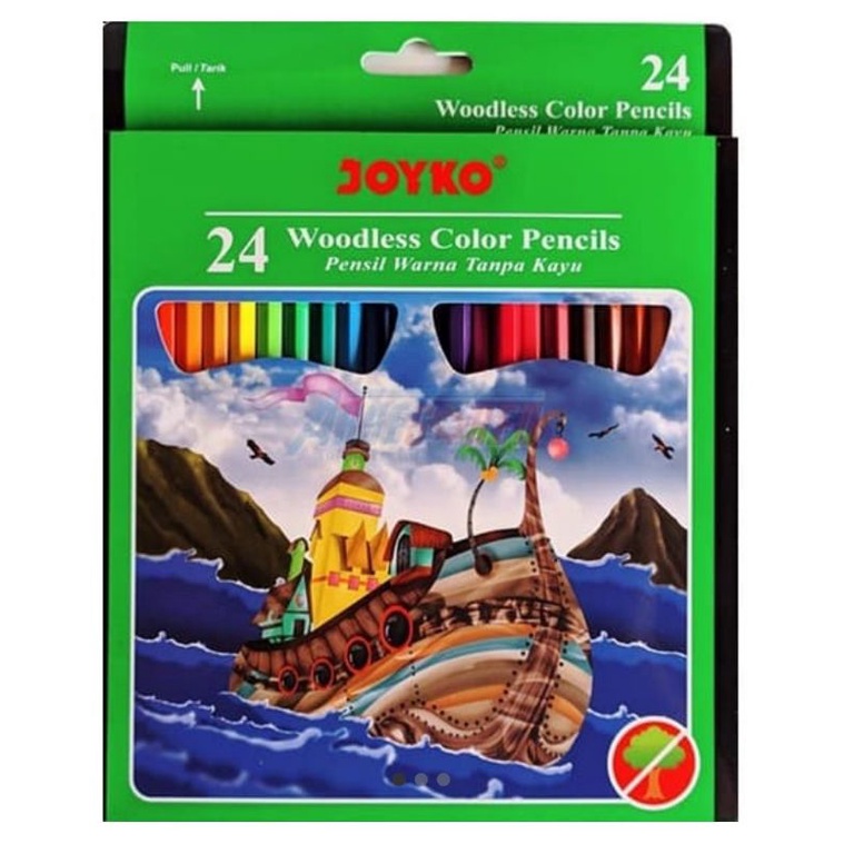 

Pensil Warna Joyko Panjang 24 warna CP-104 (1set)
