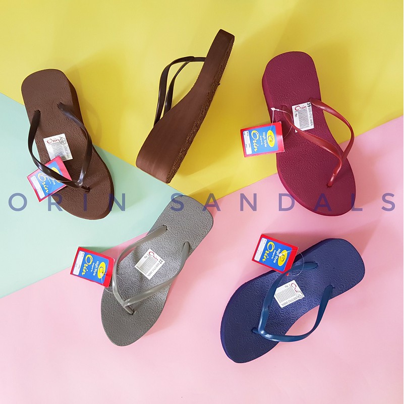 STELA Wedges Jepit Spons Polos By Orin