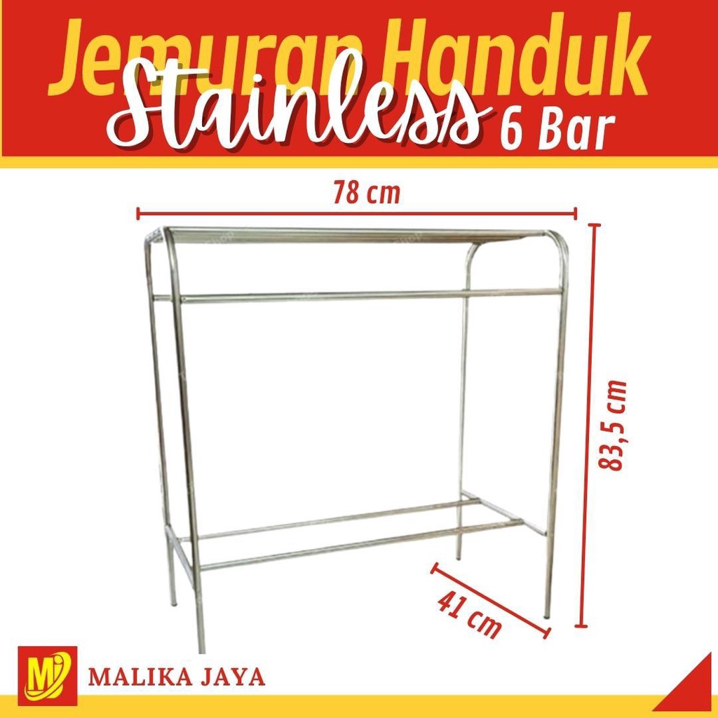 Jemuran Handuk JUMBO Stainles Stell Premium Mastah Bisa Buat Rak Sepatu