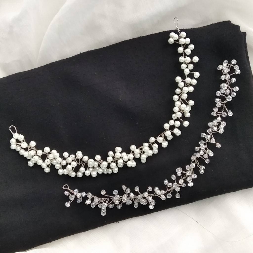 Headpice Hijab/Headpiece Simple Graduation/Headpiece Weeding | Shopee