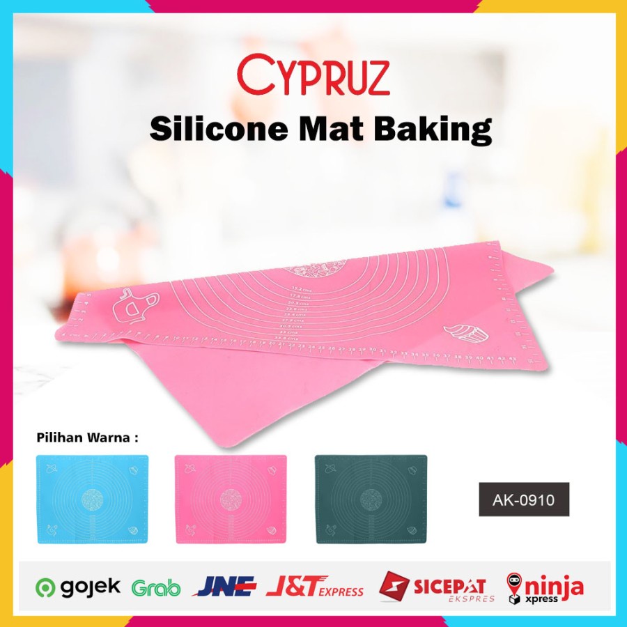 Cypruz AK-0910 Silicone Mat Baking / Alas Adonan Silikon 30 x 40 cm