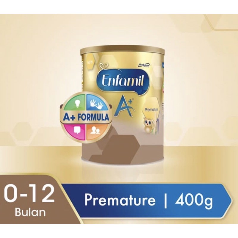 Enfamil A+ premature 400 gram ( susu nutrisi khusus bayi premature )