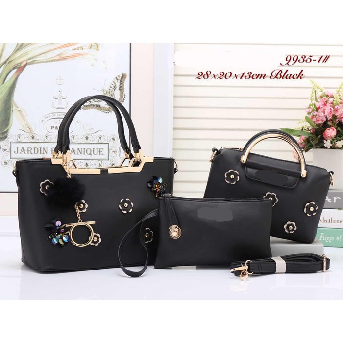 Tas Kerja Wanita / Handbag / Shoulder Bag Tas Feragamo Import Set Fg9935