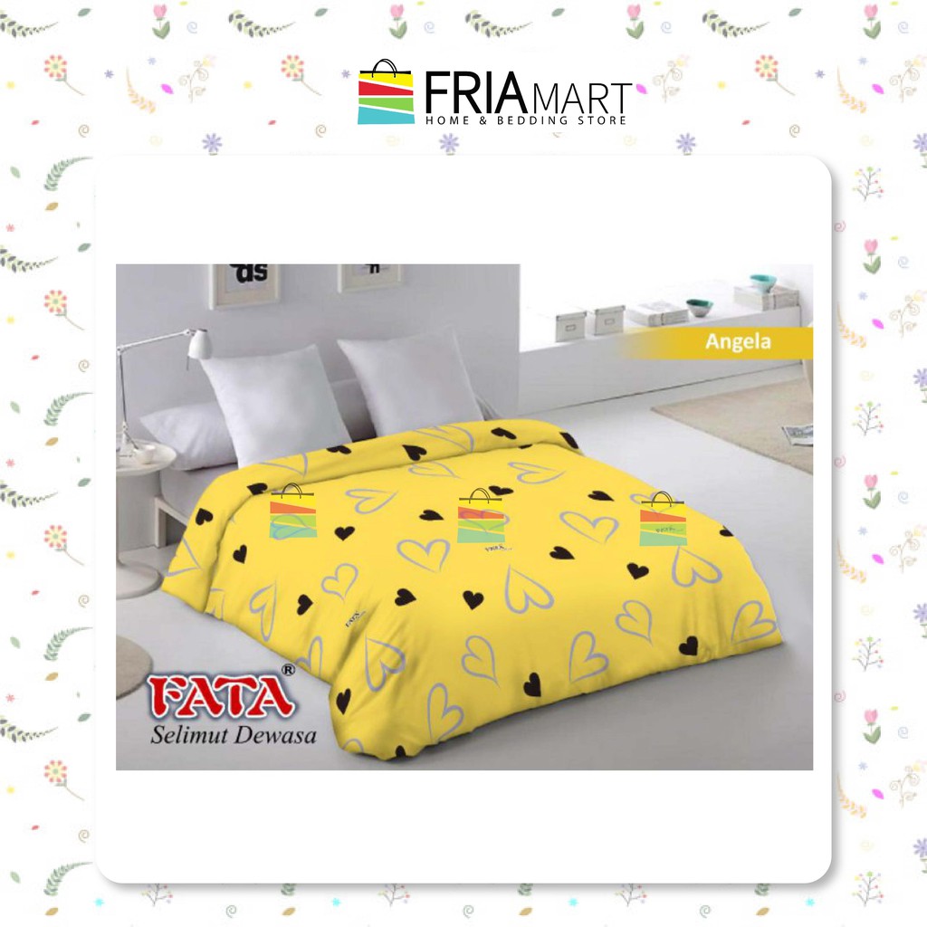 FATA Selimut Bulu 200x200 JUMBO Motif Dewasa Minimalis Murah bagian ke-2 FRIAmart-ANGELA